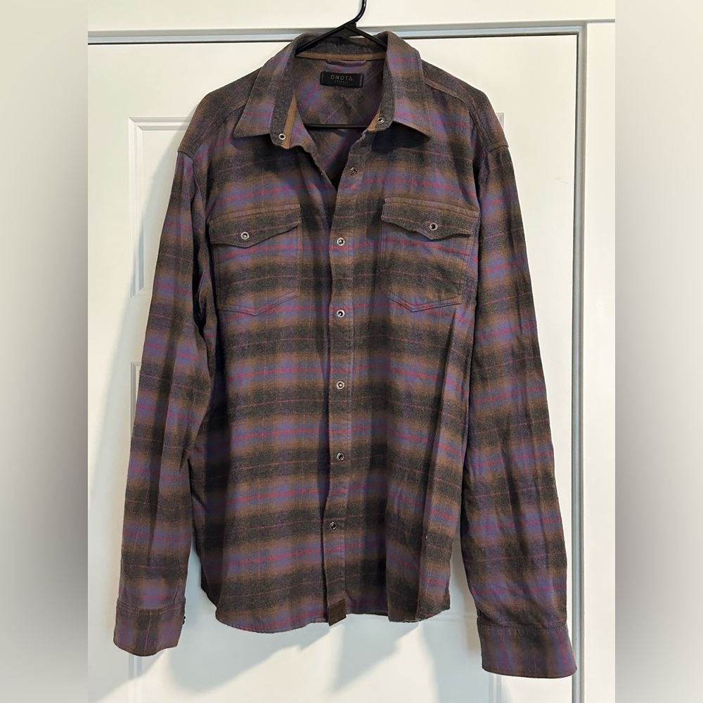 Dakota Grizzly Men’s Bowie Brushed Flannel Button Shirt